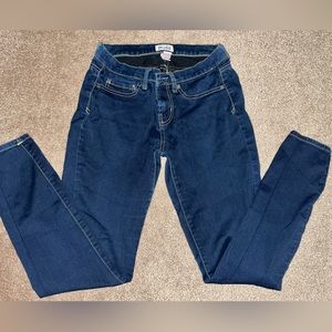 Dark blue skinny jeans